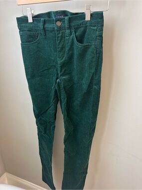 J.Crew Dark Green Corduroy Waistband Pants